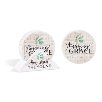 Amazing Grace Coasters, Set of 4  - 