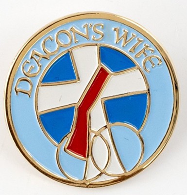 Deacon's Wife Gold Plated Lapel Pin