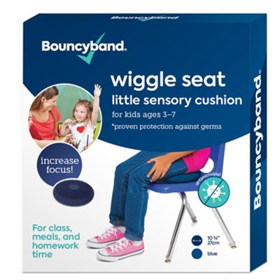 Antimicrobial Wiggle Seat Little Sensory Cushion (Blue; 27cm)  - 