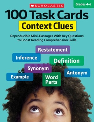 100 Task Cards: Context Clues  -     By: Justin Mccory Martin, Carol Ghiglieri

