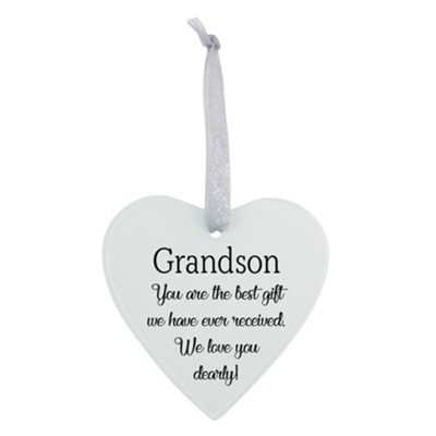 Love you Heart ornament Gift tag