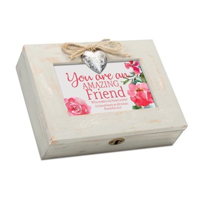 You Are An Amazing Friend Music Box, Plays Friend In Jesus  - 