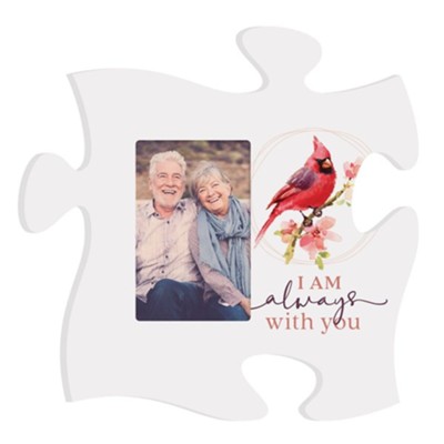 I Am Always With You Puzzle Piece Photo Frame  - 