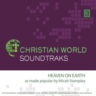 Heaven On Earth Accompaniment CD: Micah Stampley - Christianbook.com