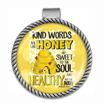 Kind Words Are like Honey Visor Clip  -     By: Car Encouragement
