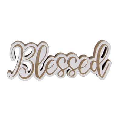 Blessed, Wooden Sign, Small           - 