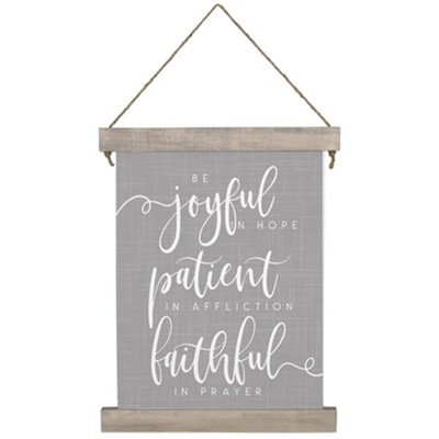 Be Joyful, Hanging Canvas  - 