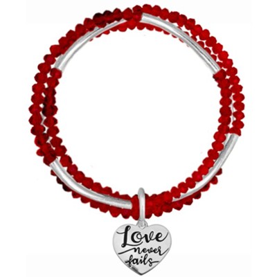 Love never fails on sale bracelet