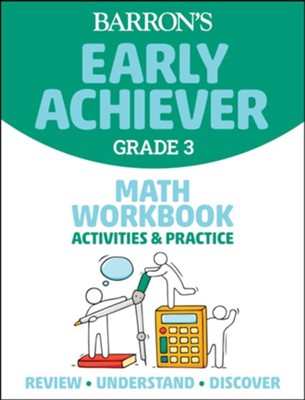 Barron's Early Achiever Grade 3 Math Workbook  - 