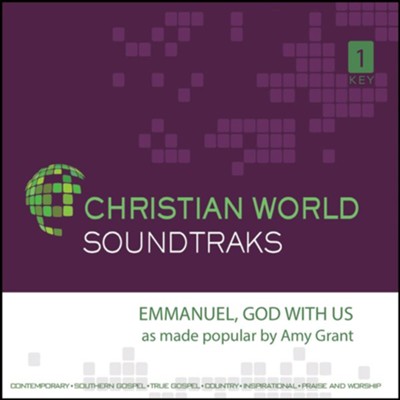 Emmanuel, God With Us Accompaniment CD  -     By: Amy Grant

