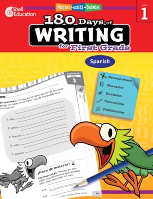 180 Days of Writing for First Grade (Spanish Edition)   - 