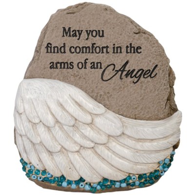 Arms Of An Angel Memorial Message Stone  - 