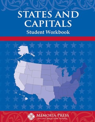 States and Capitals, Student Workbook   - 