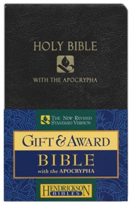 NRSV Gift & Award Bible with Apocrypha, Imitation leather, Black   - 