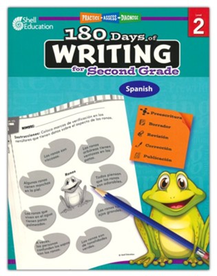 180 Days of Writing for Second Grade (Spanish Edition)   - 