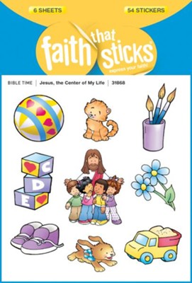Jesus, the Center of My Life Stickers  -     By: Tyndale
