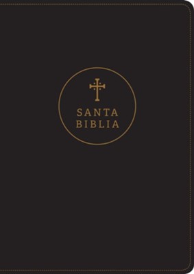 Santa Biblia RVR60, Edici&#243n de referencia ultrafina, letra grande, SentiPiel, Negro (RVR60 UltraThin Reference Bible--soft leather-look, black)  - 