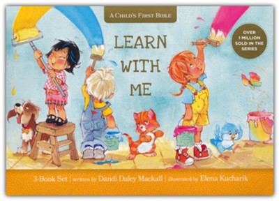 A Child's First Bible Learn with Me Set with Carrying Case  -     By: Dandi Daley Mackall & Elena Kucharik(Illustrator)
