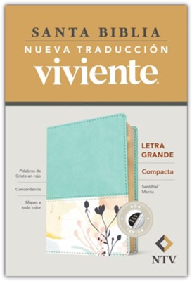 NTV Santa Biblia, Edici&#243n Compacta Letra Grande, LeatherLike, Mint, Indexed  - 