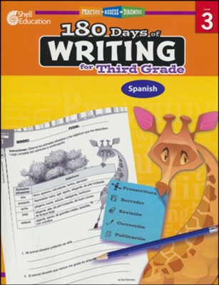 180 Days of Writing for Third Grade (Spanish Edition)   - 