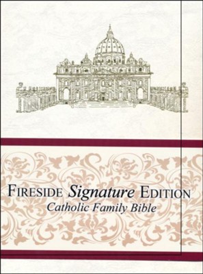 NABRE Catholic Family Bible, Slipcased Signature Edition, White  - 