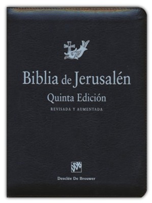 Biblia de Jerusal&#233n 5a edici&#243n: Con funda y cierre de cremallera - Spanish  - 