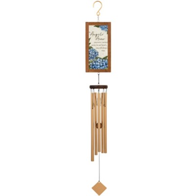 Angels' Arms Sentiment Windchime, 36&#034  - 