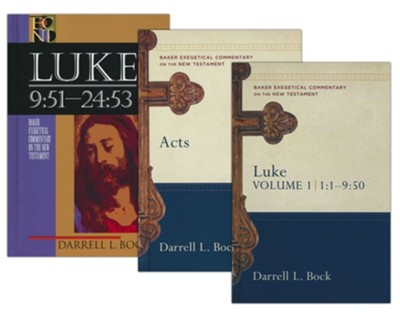 Luke 1.1-9.50, Luke 9.51-24.53, & Acts: Baker Exegetical Commentary on the New Testament [BECNT], 3 Vols.  -     By: Darrell L. Bock
