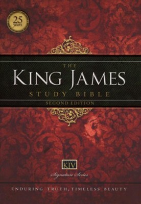 King James Study Bible, Second Edition, Hardcover   - 