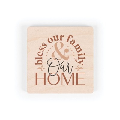 Bless Our Family And Our Home Magnet  - 