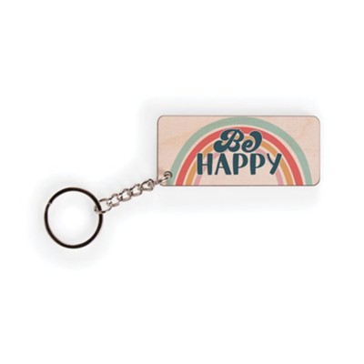Be Happy Keychain  - 