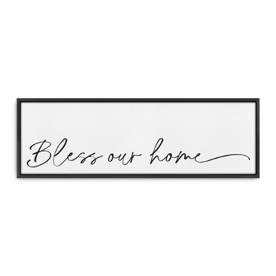 Bless Our Home Canvas Art  - 