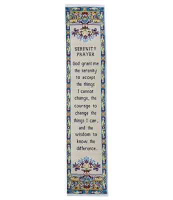 Serenity Prayer Woven Fabric Bookmark - Christianbook.com