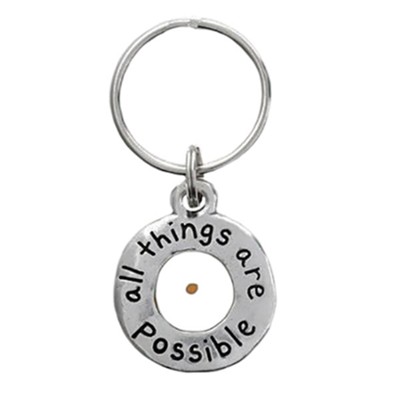 All Things Possible, Mustard Seed Keyring  - 