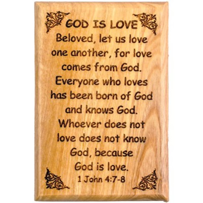 God is Love 1 John 4:7-8 Bible Verse Fridge Magnet from Bethlehem  - 