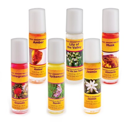 Assorted Holy Anointing Oil 6 pack Assortment #7  - 