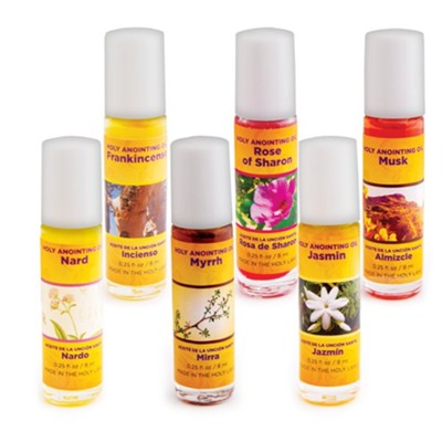 Assorted Holy Anointing Oil 6 pack Assortment #8  - 