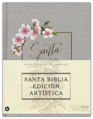 NBLA Santa Biblia Edicion Artistica, Tapa Dura/Tela, Canto con Diseno, Edicion Letra Roja (NBLA Holy Bible, Artistic Edition--hardcover fabric, song with design)  - 