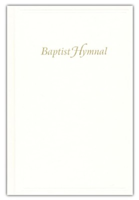 Baptist Hymnal--hardcover, light ivory  - 