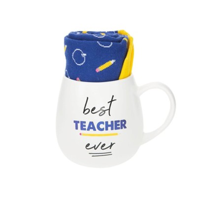 Best Teacher Ever Mug and Sock Set    - 