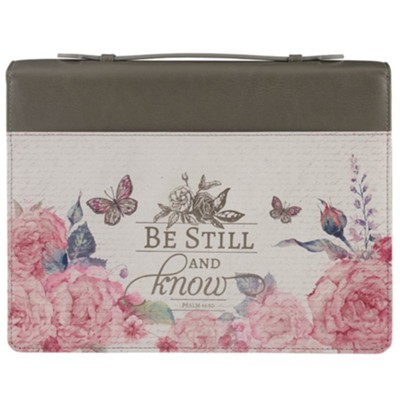 Be Still And Know Butterfly Bible Cover, Medium - Christianbook.com