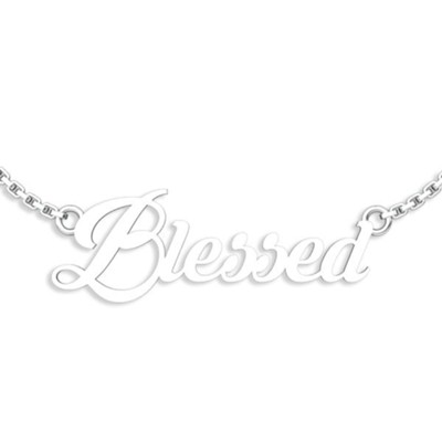 Blessed Pendant, Sterling Silver  - 