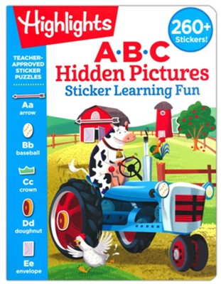 ABC Hidden Pictures Sticker Learning Fun  - 
