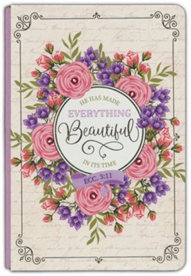 He Has Made Everything Beautiful, Linen Bound Journal  - 