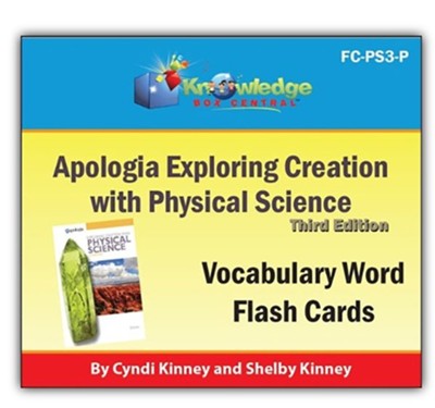 Apologia Exploring Creation With Physical Science 3rd Ed Vocabulary Flash Cards  -     By: Cyndi Kinney, Shelby Kinney
