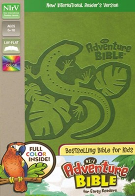 NirV Adventure Bible for Early Readers, Italian Duo-Tone, Jungle Green  -     By: Lawrence O. Richards
