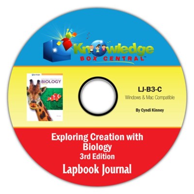 Apologia Exploring Creation With Biology 3rd Edition Lapbook Journal CD  -     By: Cyndi Kinney
