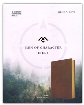 CSB Men of Character Bible--genuine leather, brown  -     By: Dr. Gene A. Getz
