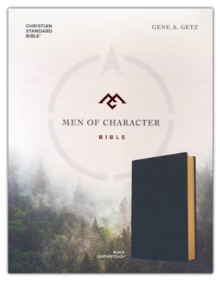 CSB Men of Character Bible--soft leather-look, black  -     By: Dr. Gene A. Getz
