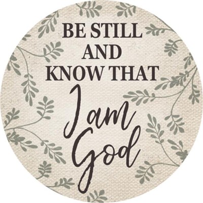 Be Still and Know Car Coaster  - 